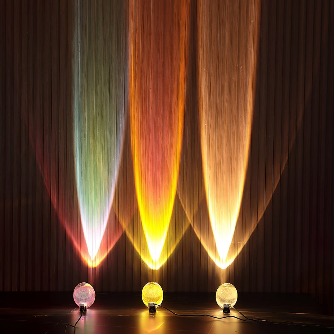 Lampe LED cristal, design moderne, crée une lumière d'ambiance parfaite pour toutes les pièces.