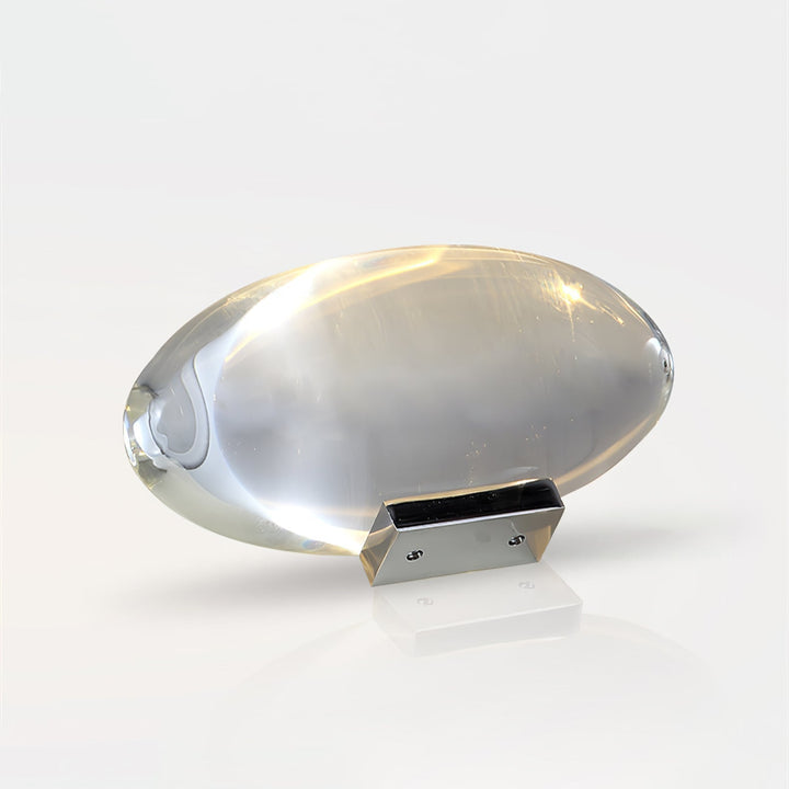 Lampe à poser LED en cristal, design contemporain, pour une lumière d'ambiance subtile et chic.
