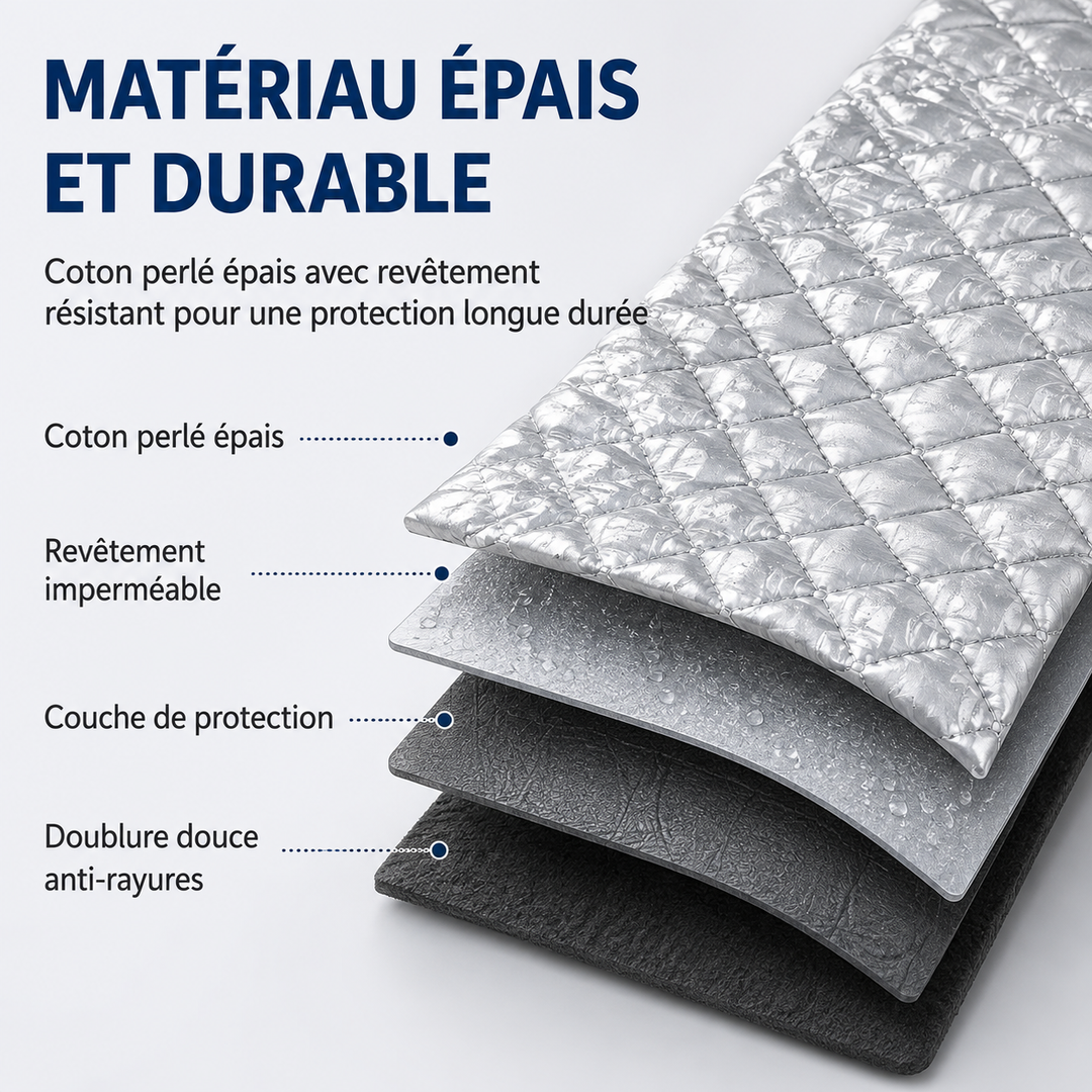 Accessoire auto essentiel: housse universelle pour voiture, bâche robuste contre pluie, vent, UV et poussière.