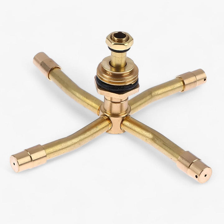 Pulvérisateur extérieur automatique 360° pour jardinage, portée réglable pour arrosage de toute votre pelouse.