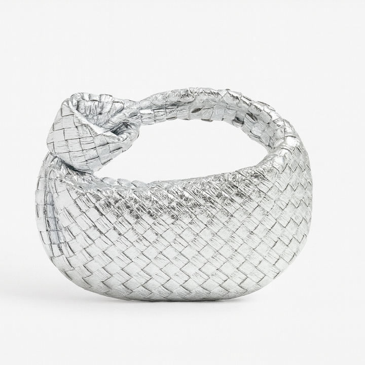 Sac à main femme élégant tissé, parfait pour un look chic, accessoire mode polyvalent et tendance.