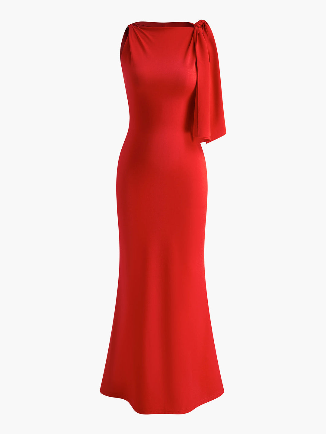 Robe longue abricot femme, coupe ajustée. Maxi-robe élégante, idéale pour soirée et tenue de gala chic.
