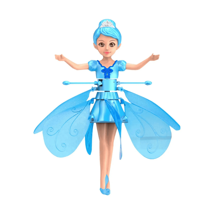 Fée volante FlutterFly stimulant imagination et coordination, jouet interactif avec capteur pour enfant.