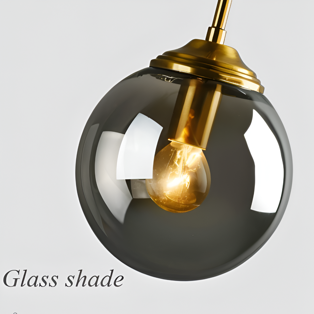 Plafonnier suspendu LED scandinave, éclairage d'ambiance pour chambre ou bureau.