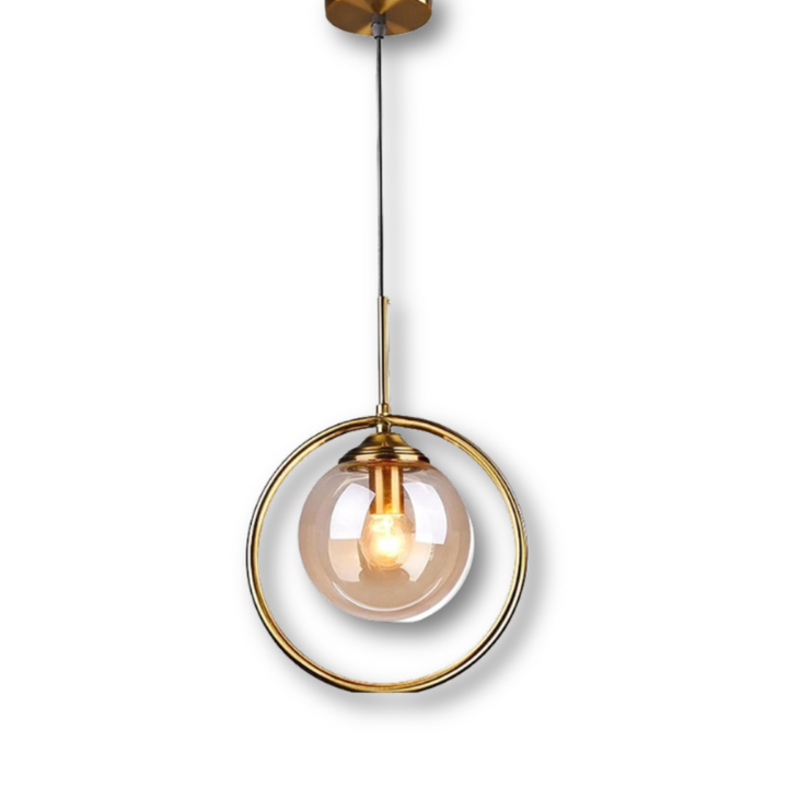 Plafonnier suspension LED, style minimaliste scandinave, pour un éclairage moderne.
