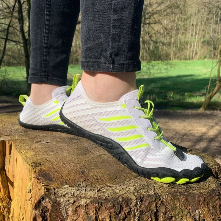 Chaussures décontractées minimalistes pour le quotidien, favorisant le bien-être et la posture naturelle du pied.