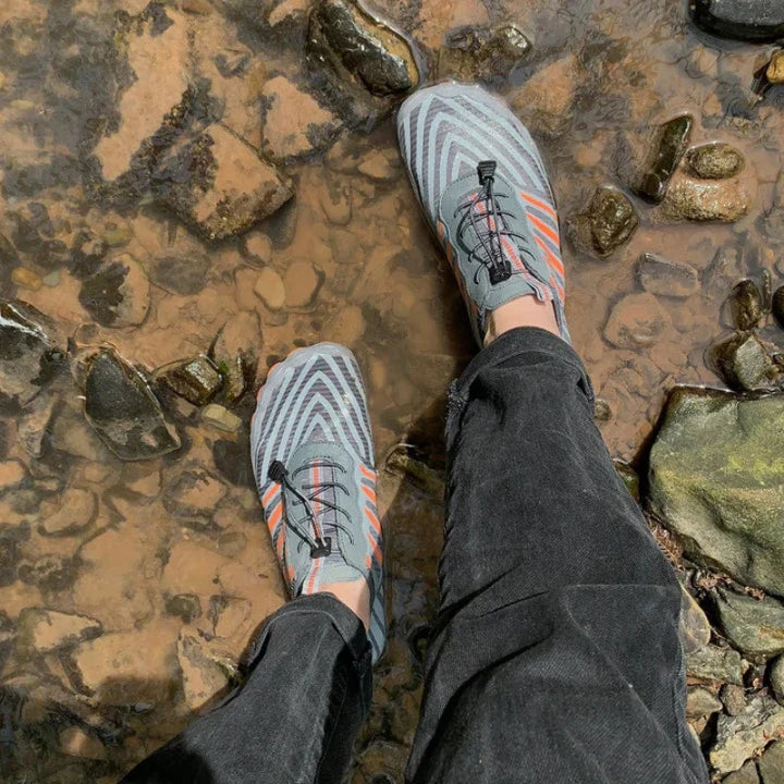 Chaussures pieds nus avec design moderne, idéales pour une transition vers un mode de vie plus sain et actif.