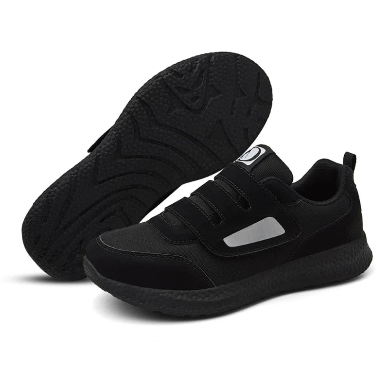 Baskets orthopédiques larges pour femmes et hommes, confortables pour la marche et pieds sensibles.