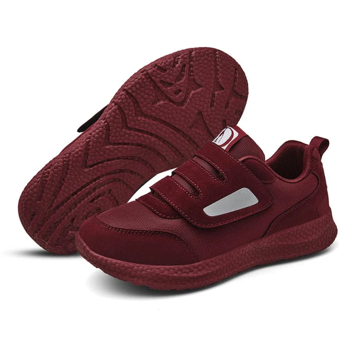 Chaussures orthopédiques confortables, idéales pour la marche prolongée, disponibles en largeur.