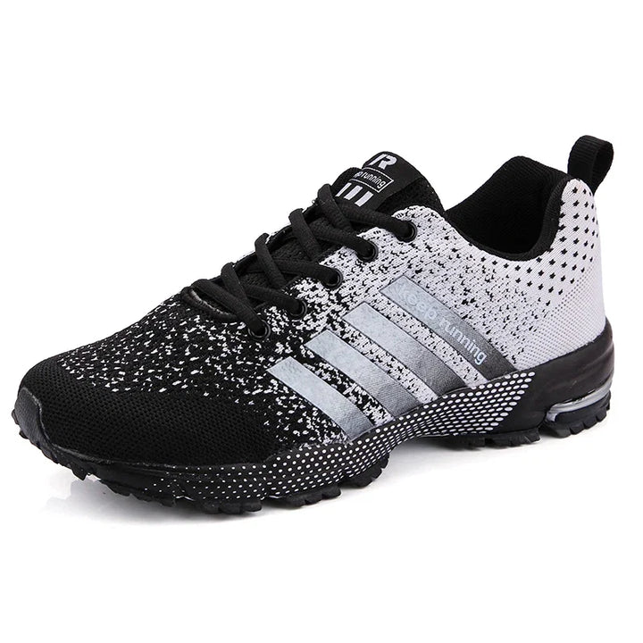 Baskets de running légères et aérées homme/femme. Parfaites pour la course, le sport et la marche.