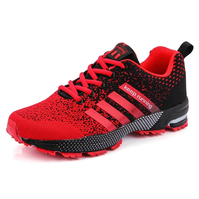 Baskets de running modernes, légères et respirantes. Confort maximal pour homme/femme en course et activités sportives.