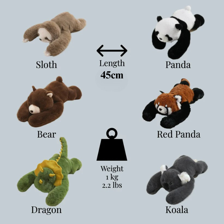 Peluche lestée Koala CalmCuddle, idéale pour relaxation, sommeil et réduire le stress. Doudou apaisant.