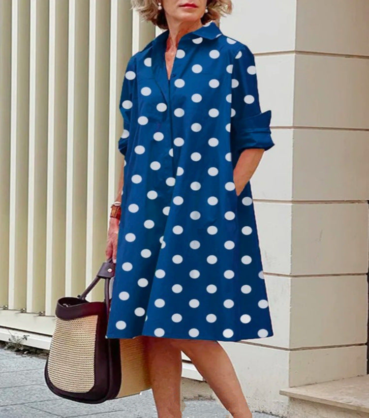 Robe boutonnée élégante midi femme, confortable et chic, parfaite pour un style estival polyvalent.