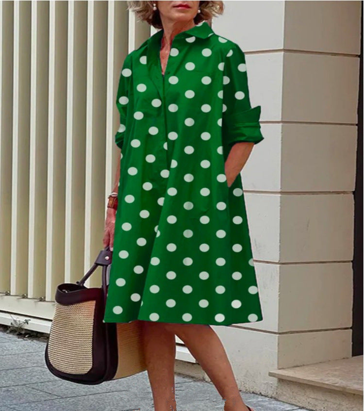 Robe d'été midi décontractée pour femme, tissu léger et respirant, coupe ample et élégante.