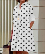 Blanc à pois
