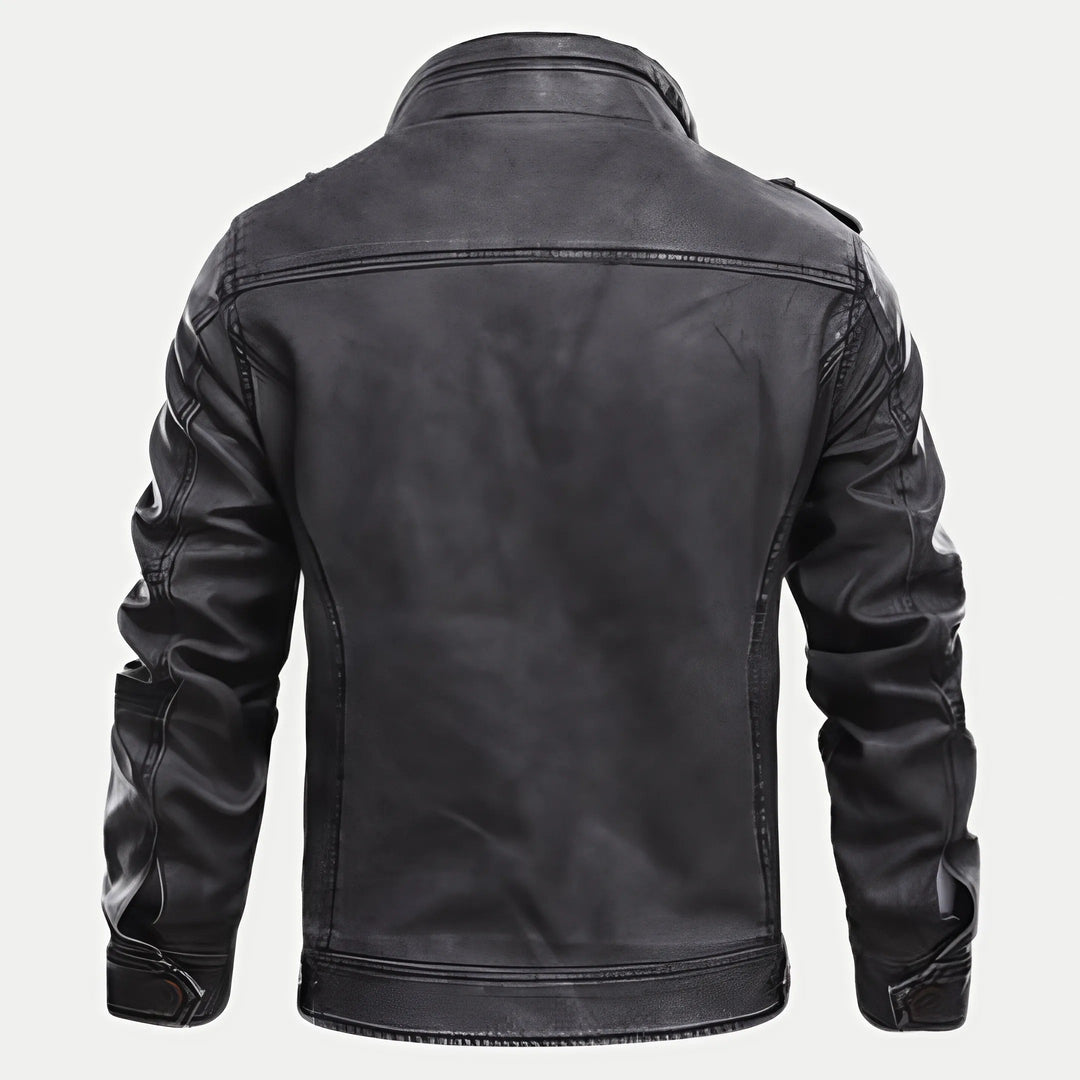 Veste homme noire de qualité, style urbain chic et intemporel. Idéale pour un look moderne et tendance.
