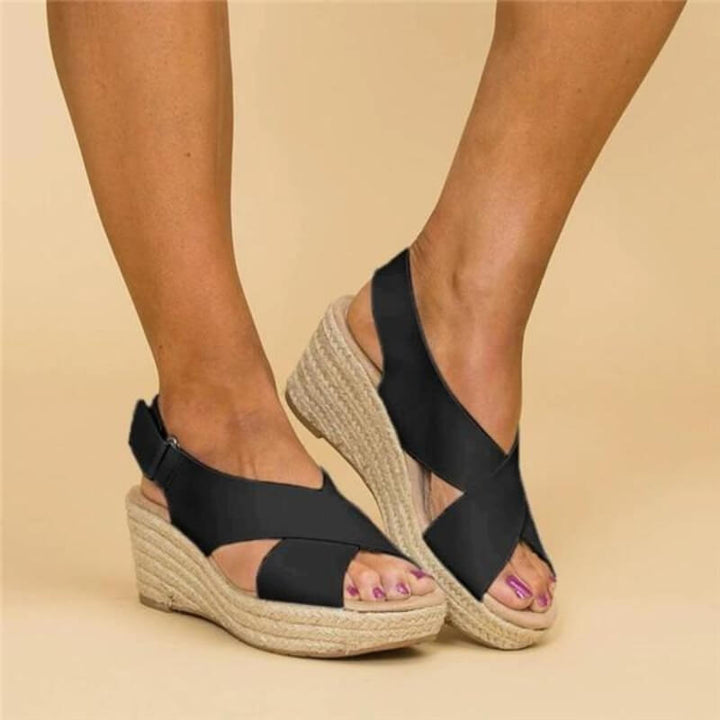 Sandales orthopédiques femme, confortables et élégantes, parfaites pour l'été et la marche quotidienne. Soutien plantaire.