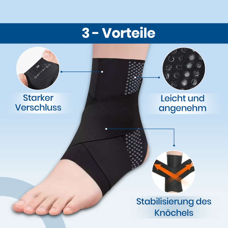 Attelle de cheville sport unisexe pour football, protection maximale ligaments, améliore la performance et stabilité.