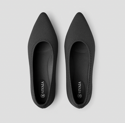 Confort estival avec les ballerines Mila femme, chaussures plates respirantes et élégantes.
