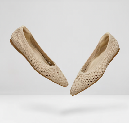 Ballerines femme Mila, confortables et élégantes, idéales printemps/été, semelle plate.