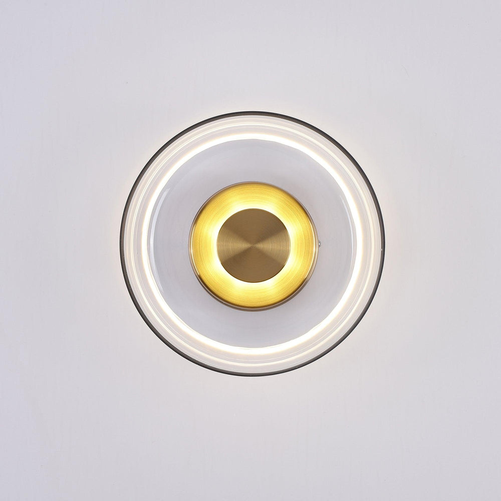Lampe murale LED style scandinave, verre opale, lumière douce pour chambre.