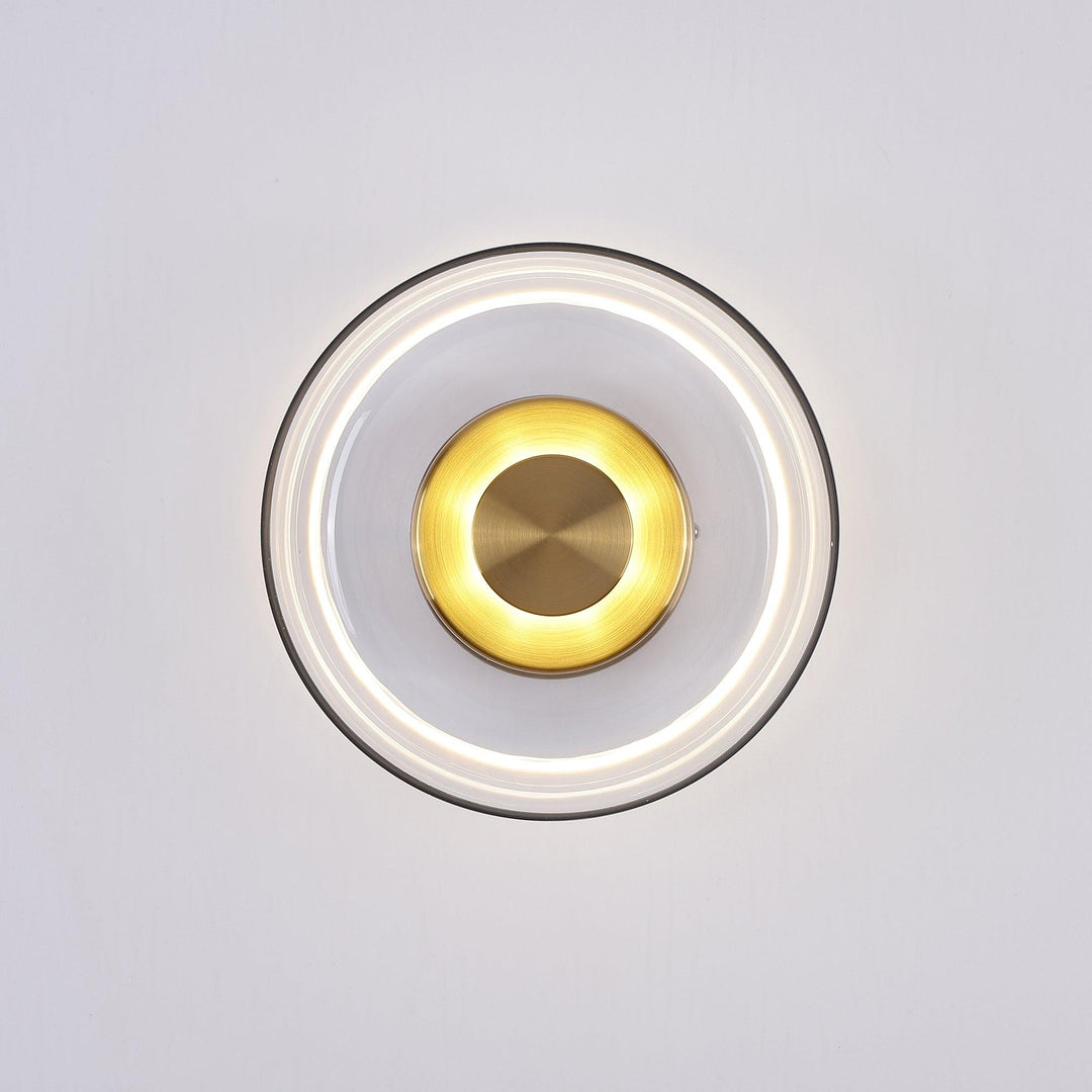 Lampe murale LED style scandinave, verre opale, lumière douce pour chambre.