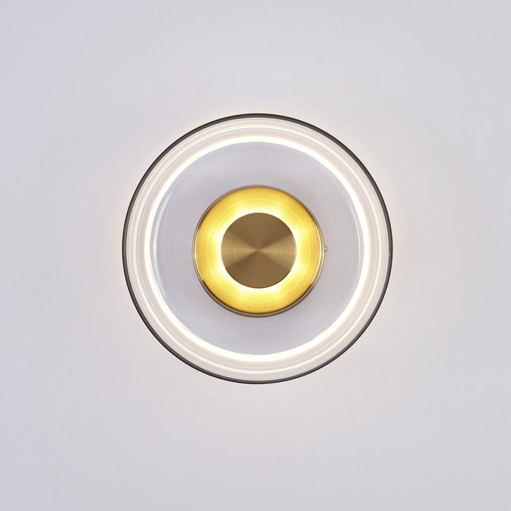 Lampe murale LED style scandinave, verre opale, lumière douce pour chambre.