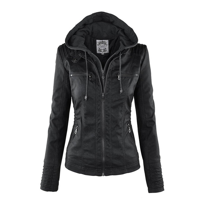 Veste femme imperméable marron, décontractée et chic, un essentiel garde-robe. Printemps-automne.