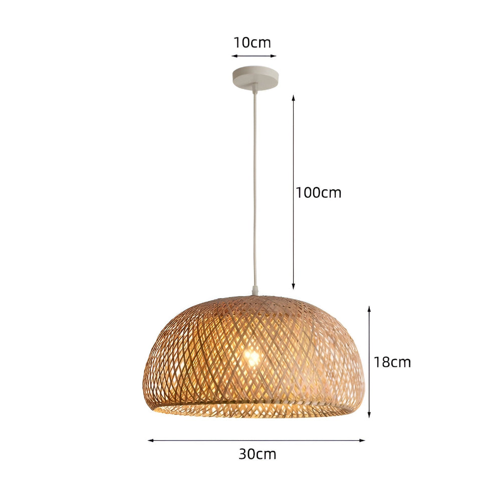 Éclairage intérieur élégant, lampe suspendue design pour une décoration naturelle et moderne.