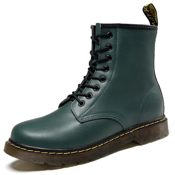 Bottes Martin unisexes, style britannique mode, confortables et durables pour toutes les aventures.