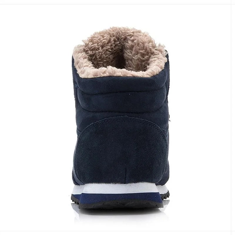 Bottes d'hiver étanches et antidérapantes, avec fourrure chaude, idéales pour affronter la neige.