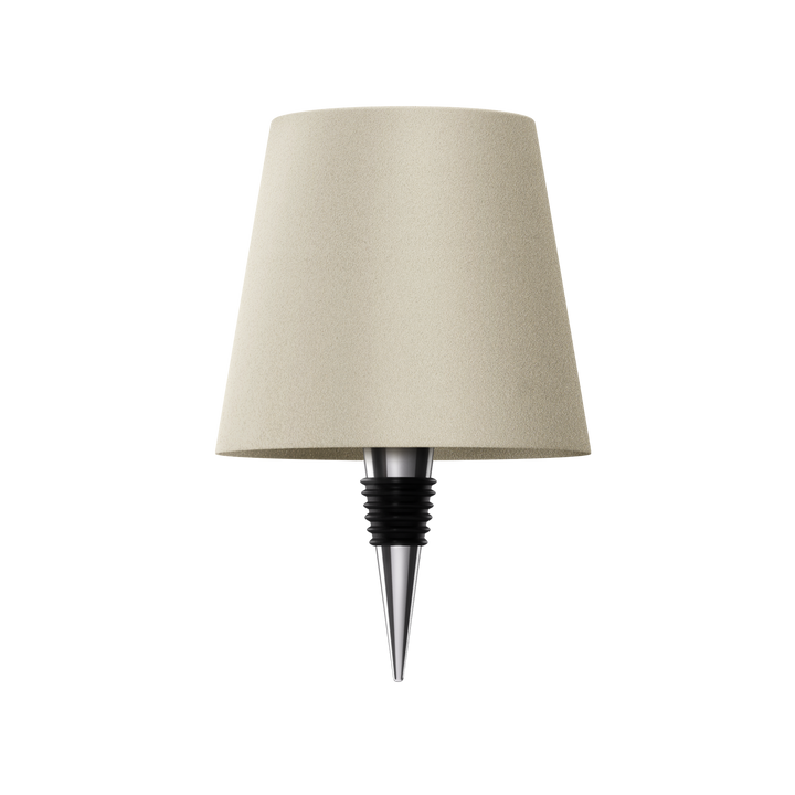 Lampe LED originale en forme de bouteille, lumière RVB et dimmable.