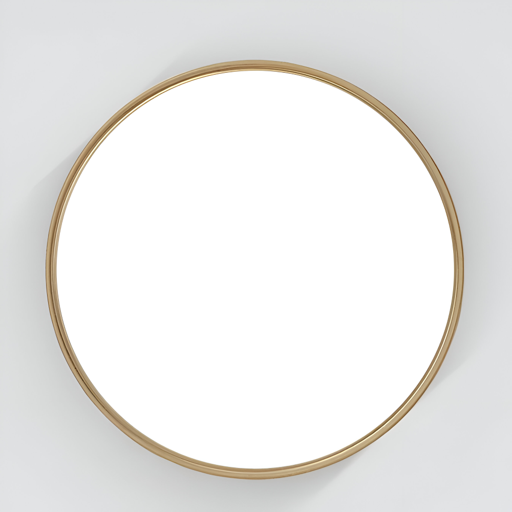 Plafonnier LED rond bronze, forme élégante et profil ultrafin pour éclairage design.