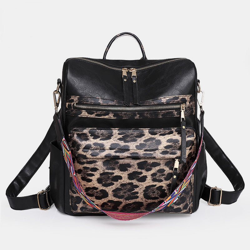 Sac à dos quotidien femme, élégant et pratique, disponible en plusieurs motifs tendance.