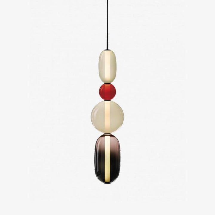 Lumière réglable: suspension LED en verre, design moderne pour toute pièce.