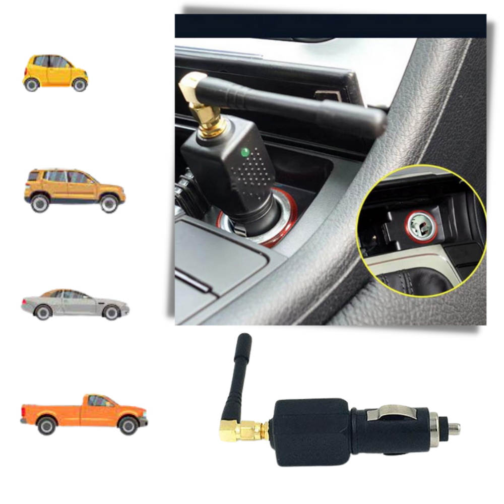 Bloqueur de signal GPS pour voiture, assure la sécurité et la confidentialité, anti-suivi électronique auto.