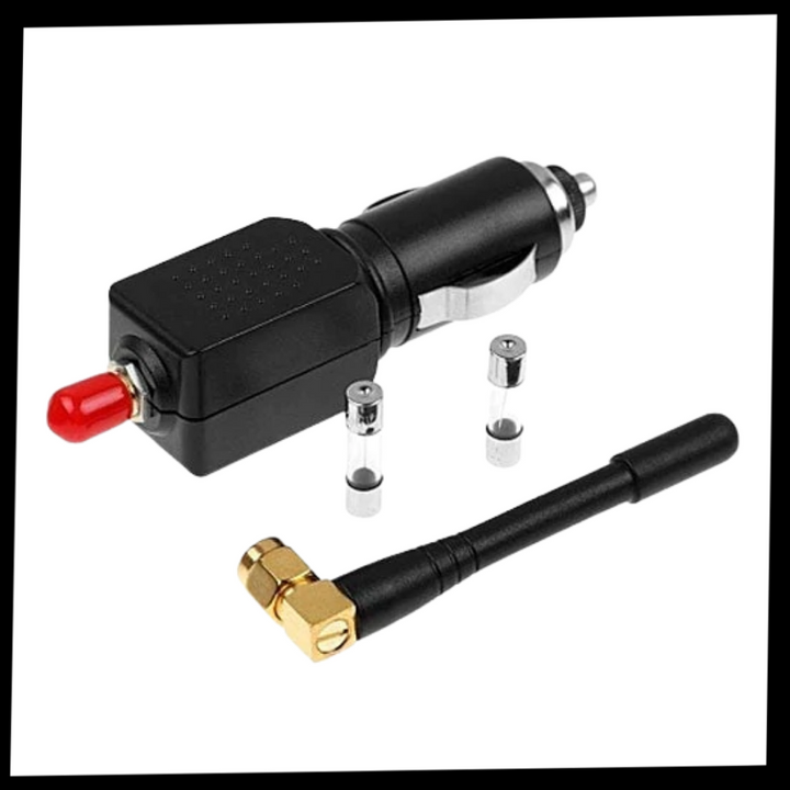 Brouilleur GPS portable 12V, bloqueur de signal anti-suivi pour voiture, sécurité et confidentialité auto garanties.