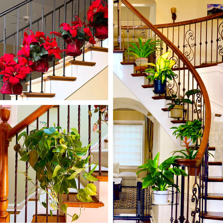 Support de plantes suspendu Balconia pour balcon, maximise l'espace vert. Idéal aménagement extérieur sans outil.
