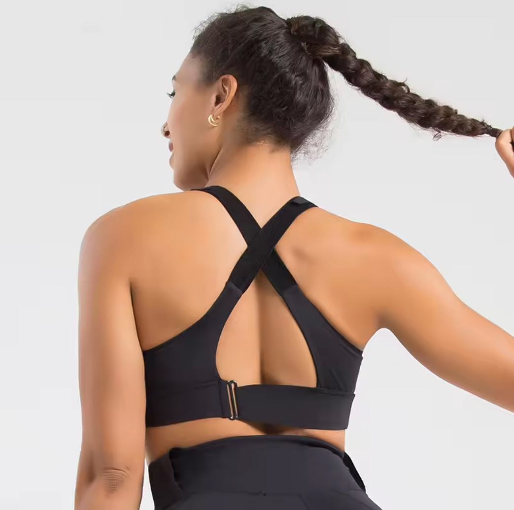 Brassière femme sans armature, ultra confortable et ajustable, parfaite pour le bien-être quotidien.