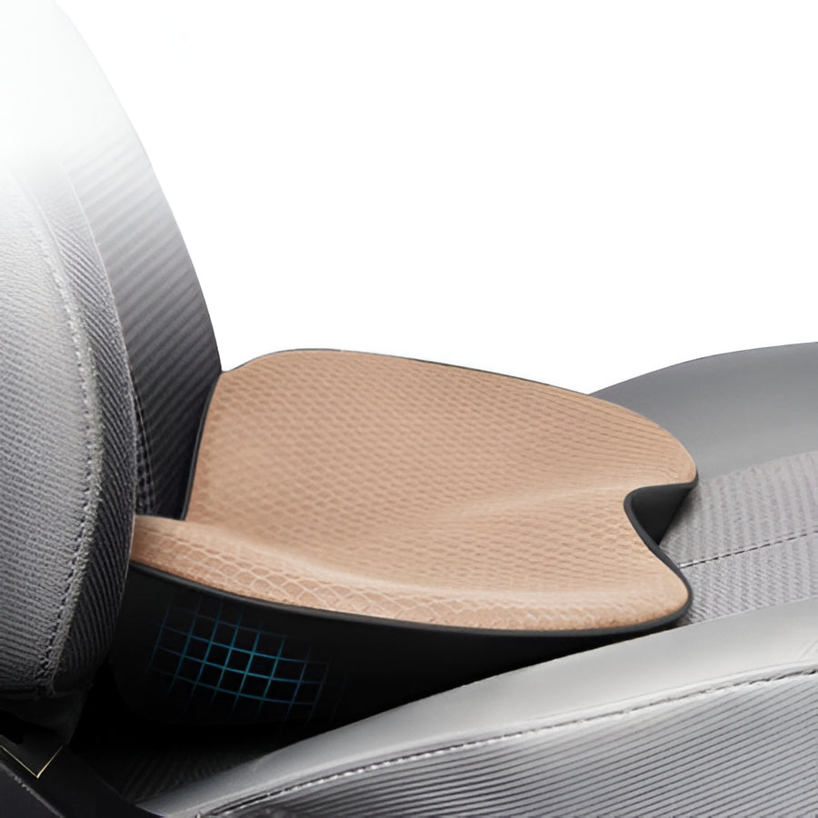 Coussin rehausseur de siège voiture, idéal pour une meilleure visibilité et confort de conduite.