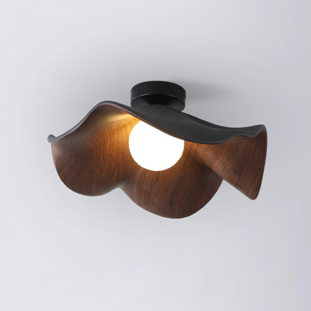 Luminaire LED organique, élégance et fonctionnalité pour un intérieur raffiné.