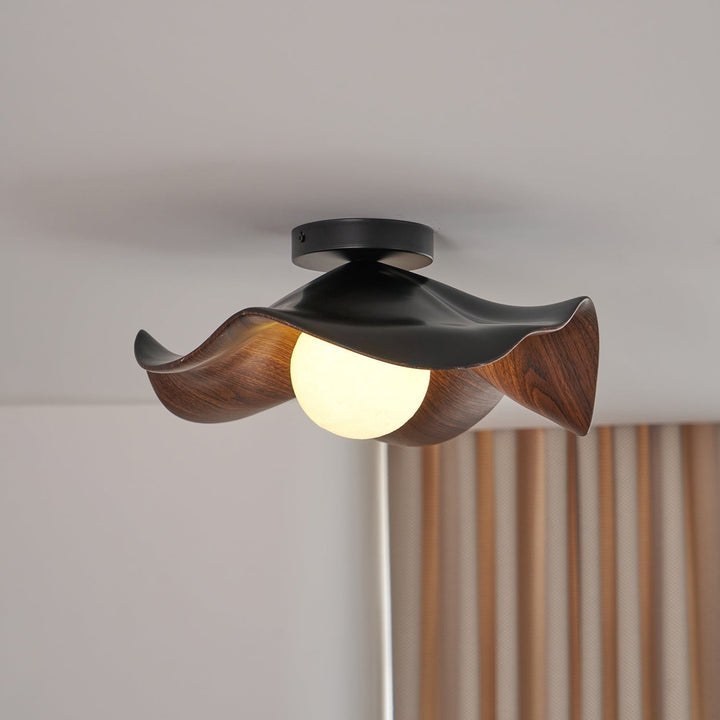 Plafonnier LED organique, design sculptural, met en valeur votre pièce de vie.