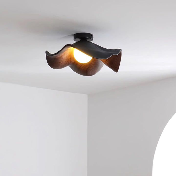 Luminaire LED organique, éclairage décoratif et fonctionnel pour la maison.