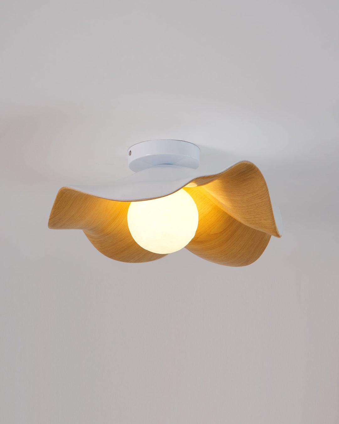 Plafonnier LED organique, design unique, apporte une touche d'art à votre plafond.