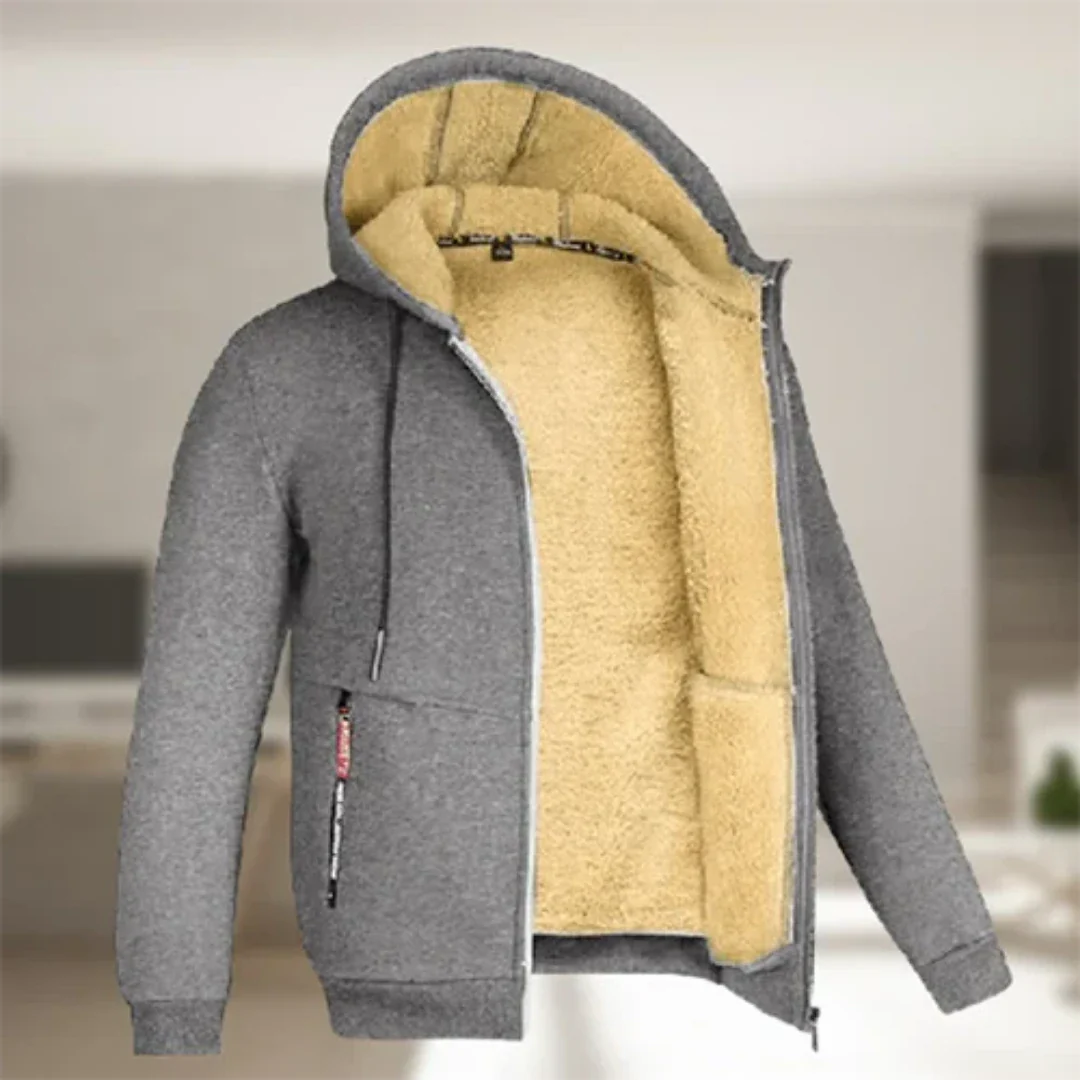 Veste homme confortable et chaude, parfaite pour l'hiver. Vêtement extérieur décontracté pour un style urbain assuré.