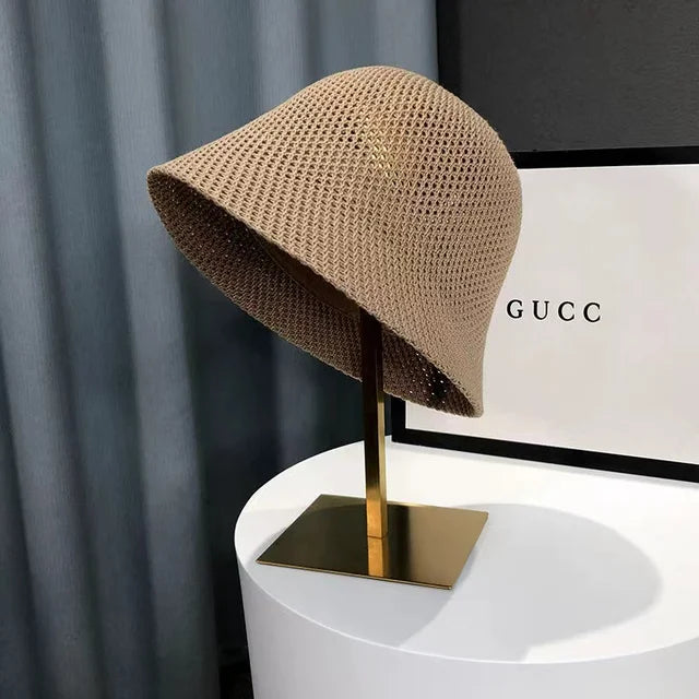 Chapeau femme respirant, protection solaire UV. Pliable pour l'été et les vacances.