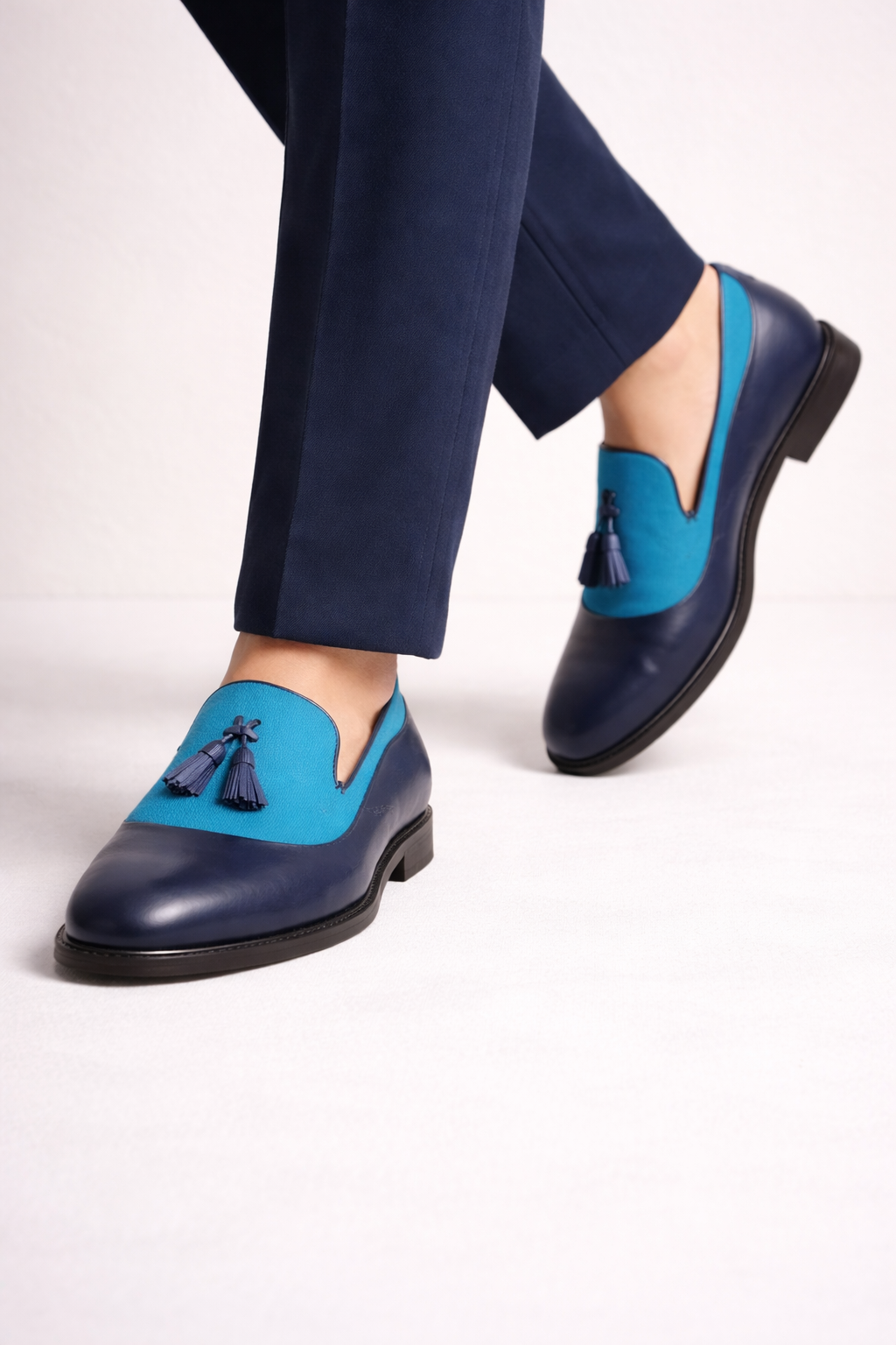 Chaussures mocassins classiques à glands pour hommes, idéales pour un look élégant et décontracté d'été.
