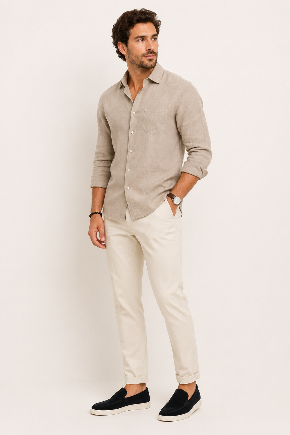 Gros plan sur des mocassins décontractés pour hommes, offrant style urbain et confort supérieur, idéaux pour l'été.