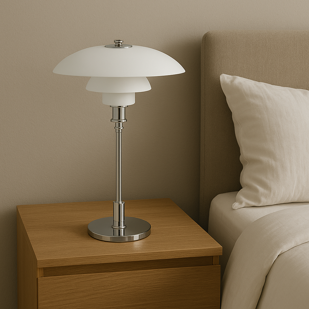 Lampe de table design scandinave. Un élément de décoration moderne et fonctionnel pour votre intérieur.