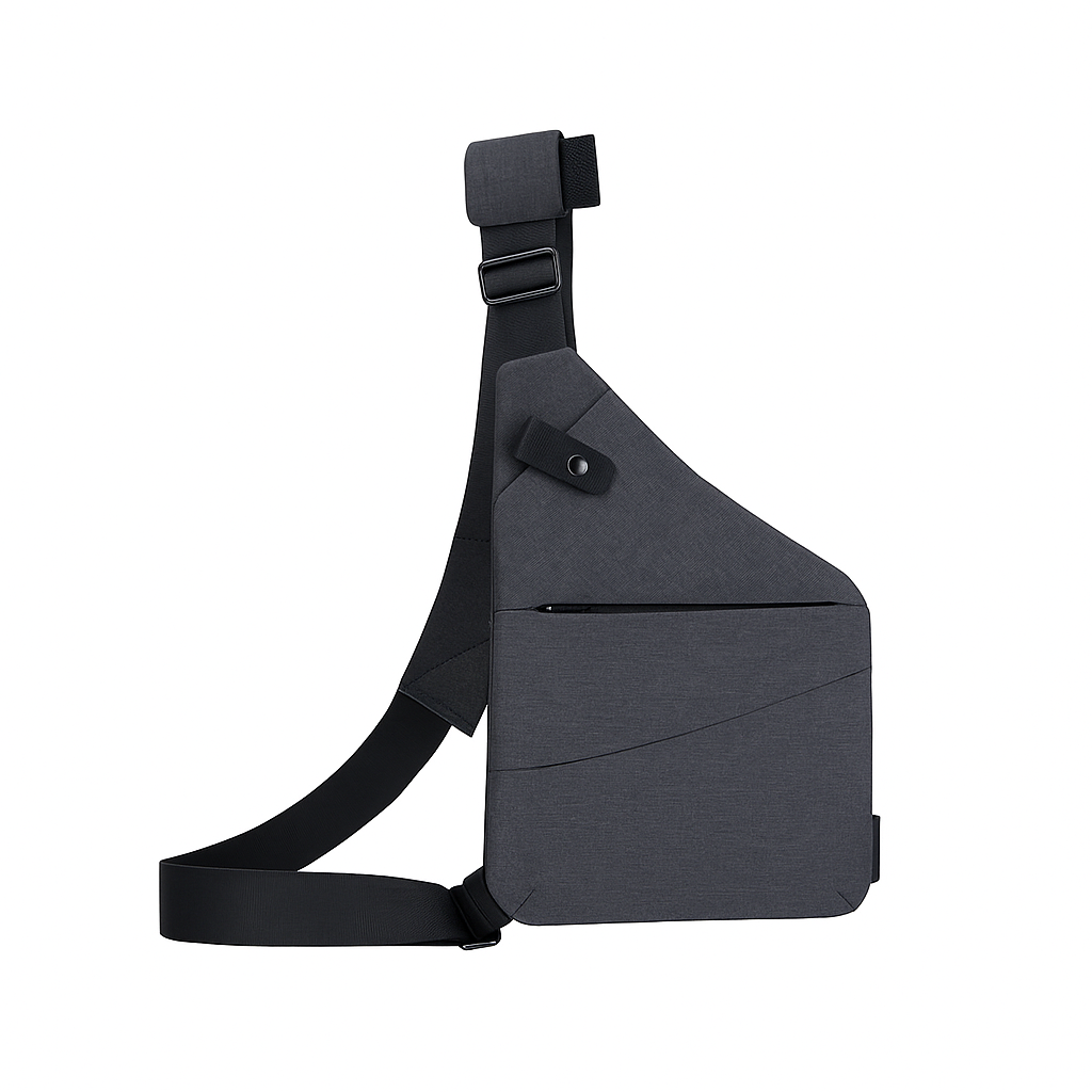 Sac de voyage antivol unisexe à bandoulière, idéal pour la sécurité de vos affaires en déplacement urbain.